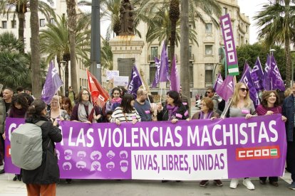 Manifestación 8M en Almería.