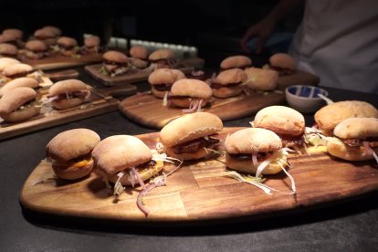 Uno de los platos preparados por el chef Borja González para el evento del Club de Marketing.