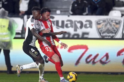 Centelles en el partido ante el Burgos.