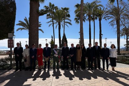Inauguración del Monumento en Honor a la Legión Española.