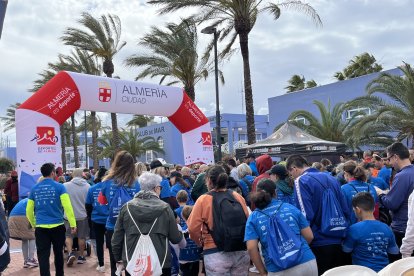 Una gran marea azul lista para arrancar.
