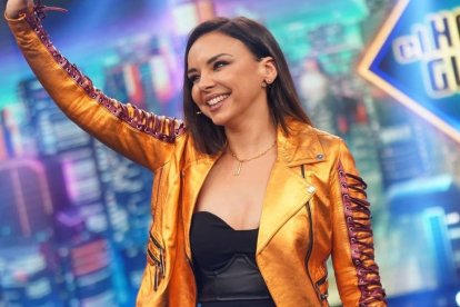 Chenoa en una visita a El Hormiguero.