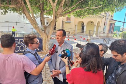 José María Martín, subdelegado de Gobierno en Almería, ante los medios de comunicación