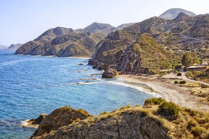 Playa del Sombrerico, también conocida como 'Tresure Island'