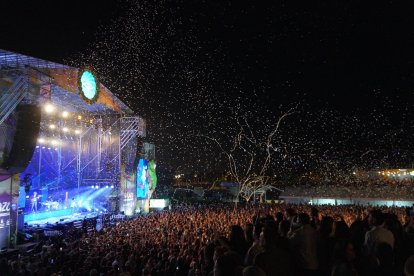 Lori Meyers, durante su actuación en Solazo Fest 2025.