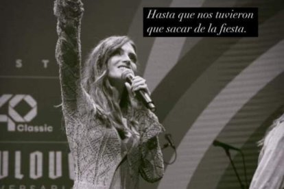 Imagen de Sara Carbonero en la fiesta.