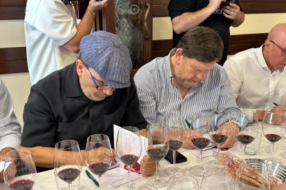 Jesús Sánchez, De Cenador de Amós, y Mikel Zeberio, fundador del Basque Culinary Center.