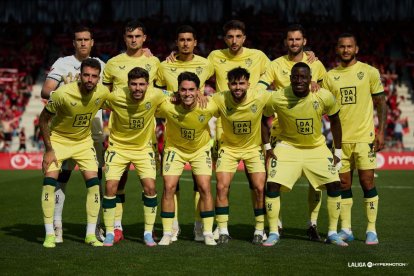 El once del Almería.