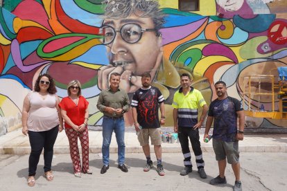 Alcaldes y autoridades de Carboneras y responsables de la restauración.