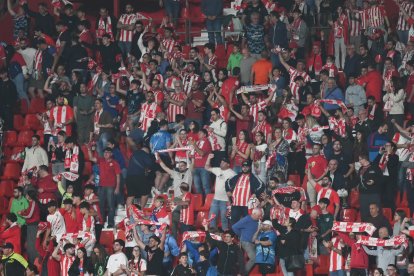 El Mediterráneo sí registró una mejor entrada contra el Racing de Santander y el equipo ganó 2-0.