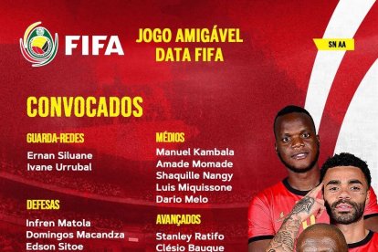 La convocatoria de Mozambique.