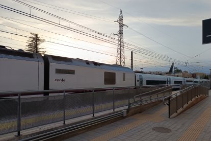 El furgón del Alvia donde se encuentra el grupo electrógeno.