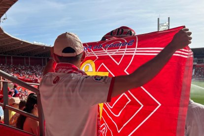 Gran ambiente en el estadio.