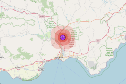 Terremoto en Gádor en las últimas 24 horas
