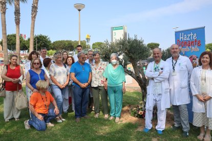 Acto de homenaje a los donantes de órganos en el Hospital Poniente.