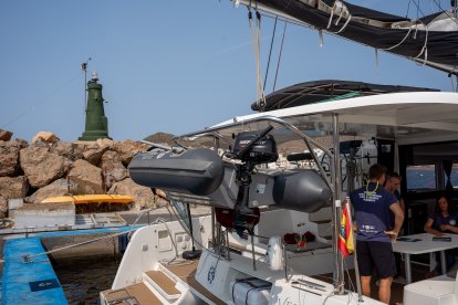 La embarcación salió del puerto de San José