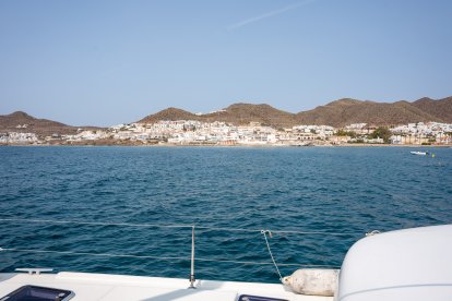 El pueblo de San José al fondo