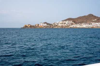 El pueblo de San José al fondo