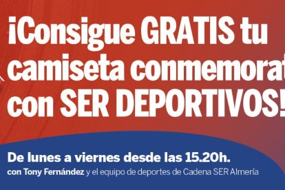 Participa en el SER DEPORTIVOS y consigue gratis tus camisetas.