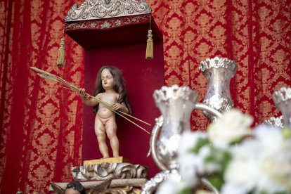 Altar de la Soledad en la iglesia de Santiago.