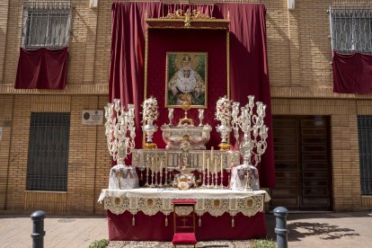 Altar de la Macarena en las Siervas.