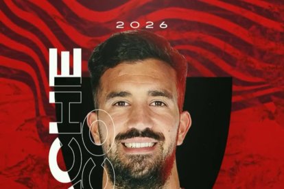 Así era anunciado como nuevo jugador del Almería.