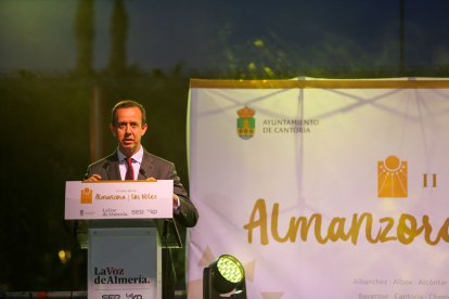 José María Martín, subdelegado del Gobierno de España en Almería, este jueves en Cantoria.