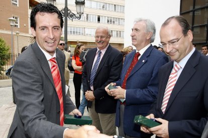 Emery en vista institucional al Ayuntamiento de Almería.
