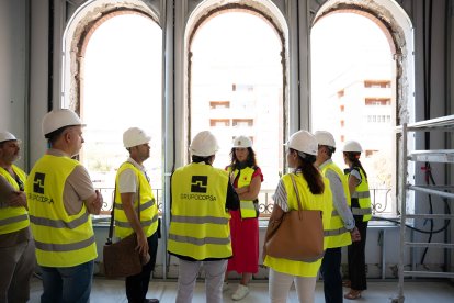 Visita a las obras del Preventorio