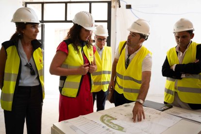 Visita a las obras del Preventorio