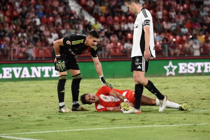 Radovanovic en el partido ante el Burgos.