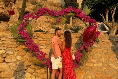 La imagen premiada como la más romántica por Mojácar.