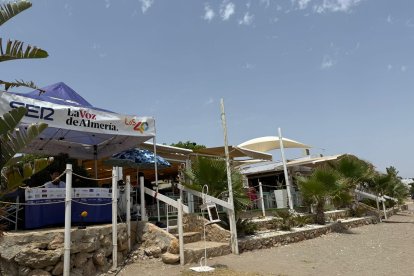 El ‘stand’ de la SER se ubicó toda esta semana en un lugar privilegiado como son las instalaciones del Restaurante Neptuno Mojácar, con una gran gastronomía y a escasos metros del mar.