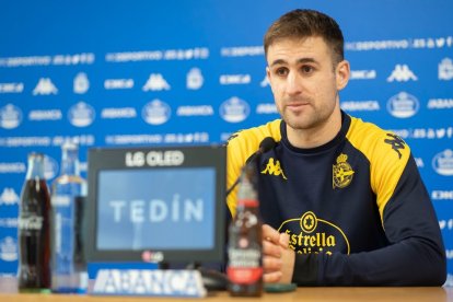 Iván Barbero siempre ha conectado con la afición del Depor.