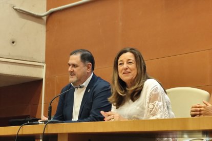 María del Carmen Castillo, consejera de Educación, durante su intervención en el evento.