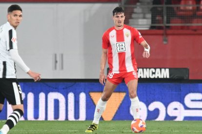 Radovanovic en el partido de Liga frente al Cartagena en el Mediterráneo.