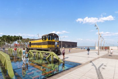 Proyecto puerto-ciudad de la parte final de la Rambla