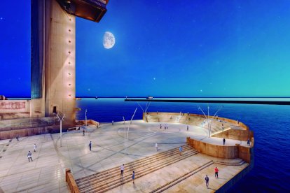 Proyecto puerto-ciudad anfiteatro del Muelle de Levante