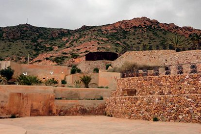Anfiteatro de Rodalquilar al atardecer