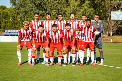 El once del Almería que se enfrentó al Al-Jazira.