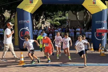 Los más pequeños disfrutaron de la trail.