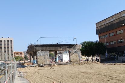 Vista de la zona ya desaparecida de la rampa