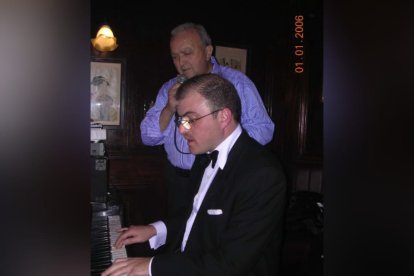 Christian Salas, dueño y fundador del Port of Spain, en la celebración del 25º aniversario de su apertura en 2005