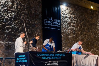 Pedro Gallardo, Ana Márquez, Cheik Ndur y Francisco José López 