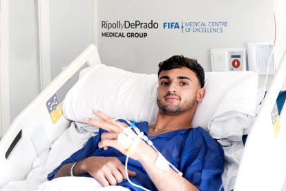 Marc Pubill se lesionó de la rodilla y pasó por las manos mágicas de Ripoll.