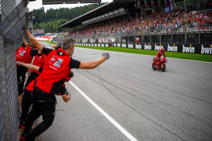 Por primera vez lograba imponerse en el circuito de Spielberg.