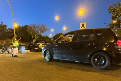 Foto de los aparcamientos del recinto ferial en otros años de Feria.