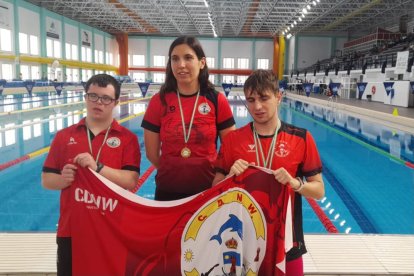 Nadadores del Club CDNW Roquetas.