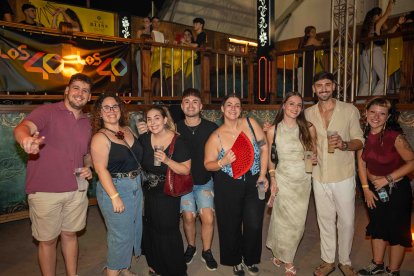 Alberto García y sus amigos de Almería.