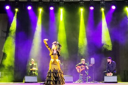 Marina Olvera, la bailaora abderitana, más flamenca que el tacón.